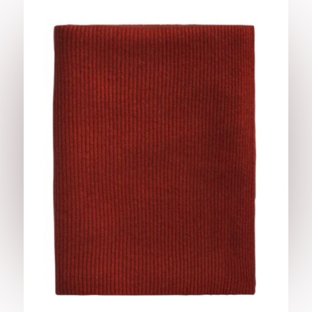 ERIC BOMPARD Rust/Terracotta 100% Cashmere Snood | Unisex